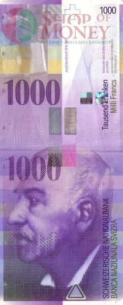 ШВЕЙЦАРИЯ 1000 ФРАНКОВ 1