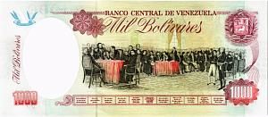 ВЕНЕСУЭЛА 1000 БОЛИВАР (06.08.1998) 2