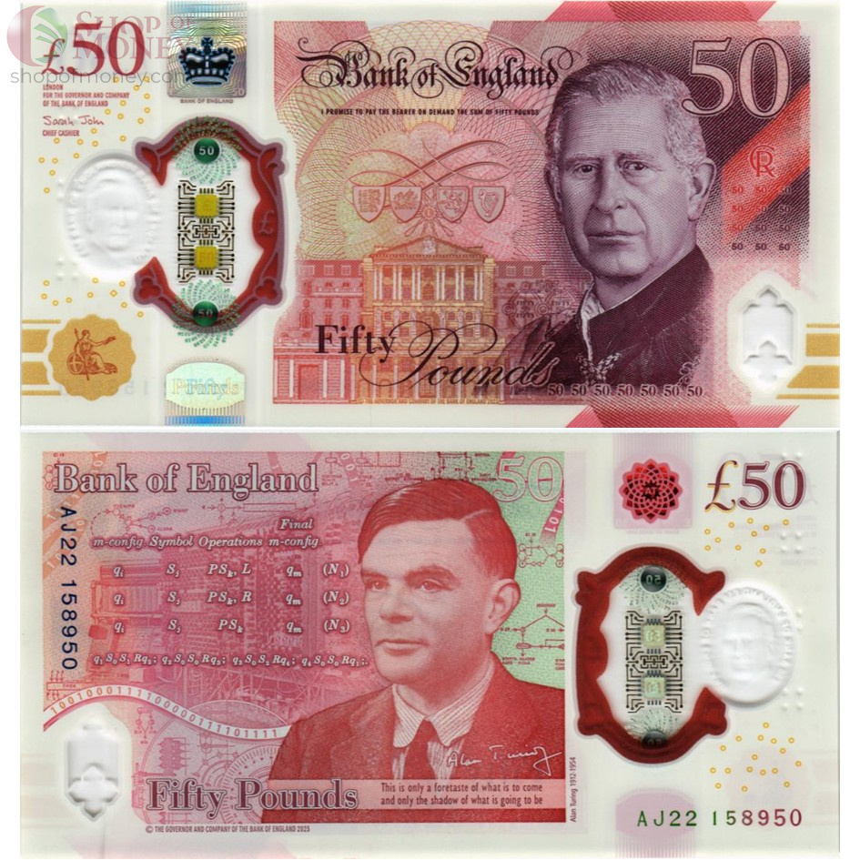 ВЕЛИКОБРИТАНИЯ / АНГЛИЯ НАБОР 5-10-20-50 ФУНТОВ 3