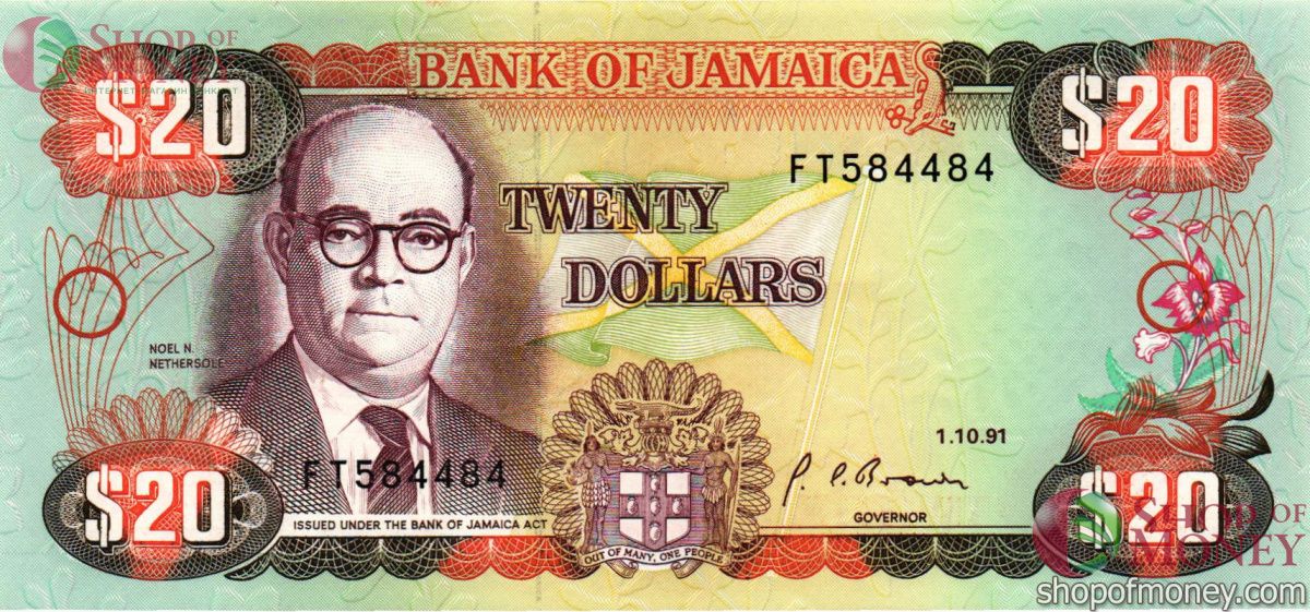 ЯМАЙКА 20 ДОЛЛАРОВ 1