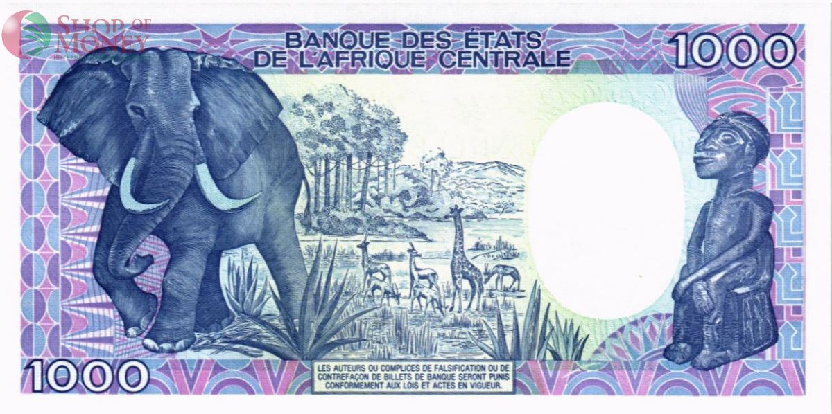 КАМЕРУН 1000 ФРАНКОВ 2