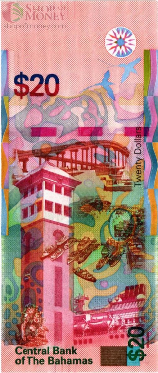 БАГАМСКИЕ ОСТРОВА 20 ДОЛЛАРОВ 2