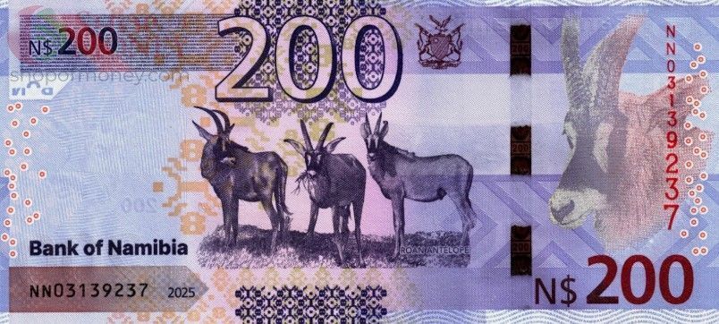 НАМИБИЯ 200 ДОЛЛАРОВ 2