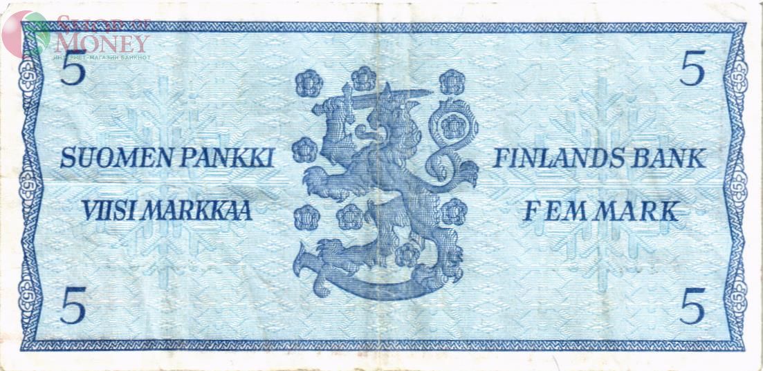 ФИНЛЯНДИЯ 5 МАРОК (Litt. B) 2