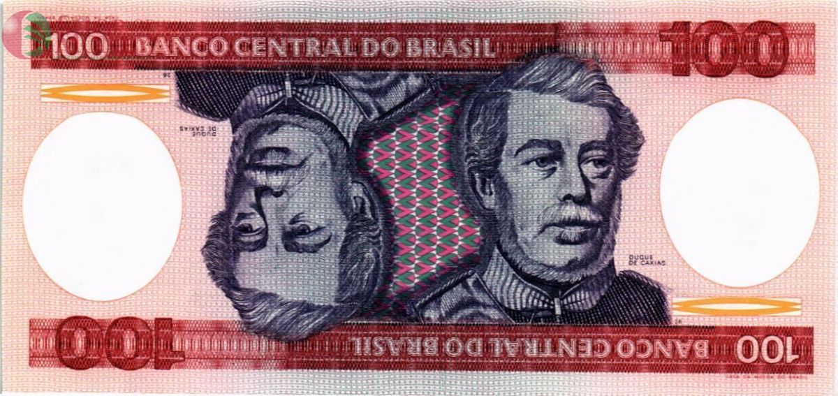 БРАЗИЛИЯ 100 КРУЗЕЙРО 1