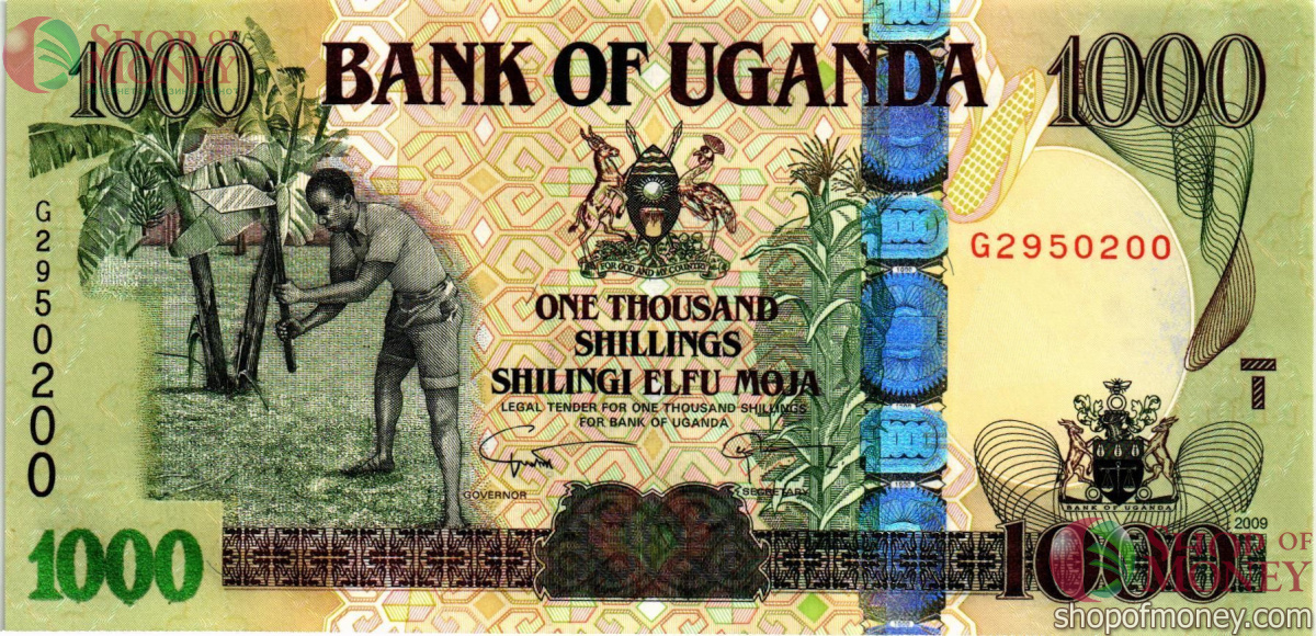 УГАНДА 1000 ШИЛЛИНГОВ 1
