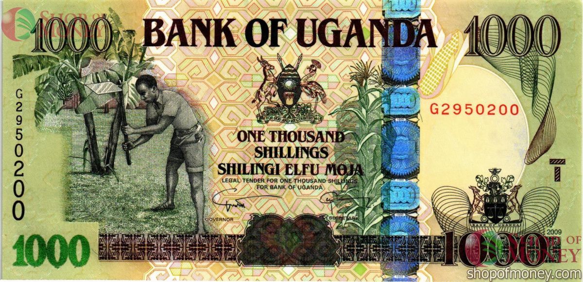 УГАНДА 1000 ШИЛЛИНГОВ 1