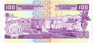 БУРУНДИ 100 ФРАНКОВ 2