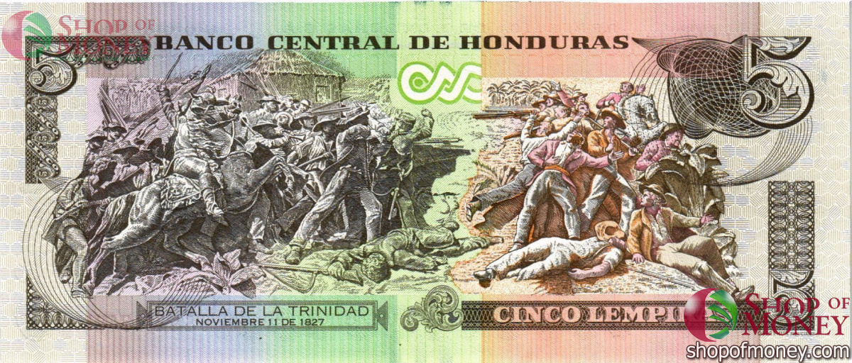 ГОНДУРАС 5 ЛЕМПИР 2