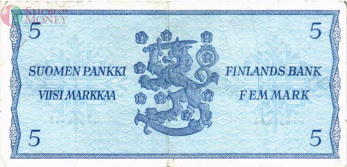 ФИНЛЯНДИЯ 5 МАРОК (Litt. B) 2