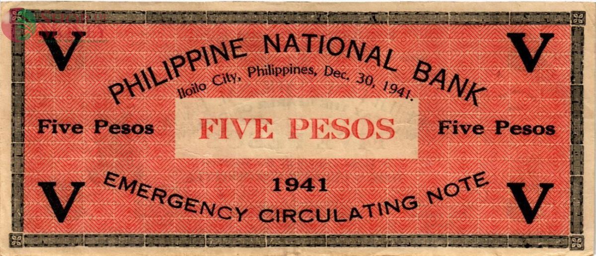 ФИЛИППИНЫ 5 ПЕСО (A) (N89) 2