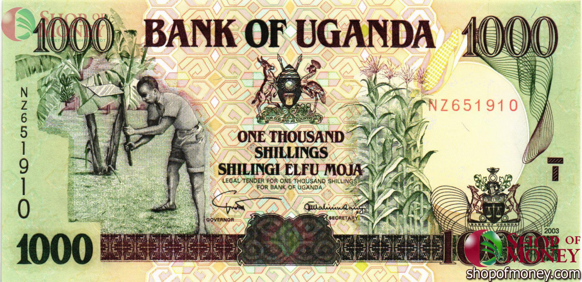 УГАНДА 10000 ШИЛЛИНГОВ 1