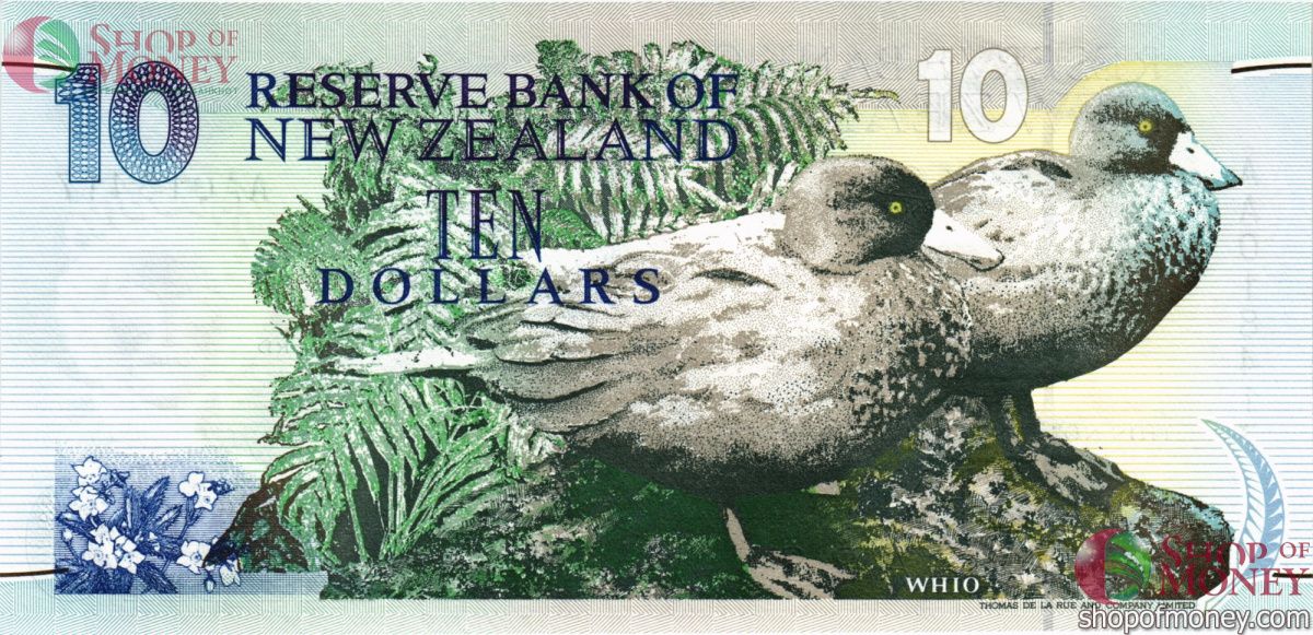 НОВАЯ ЗЕЛАНДИЯ 10 ДОЛЛАРОВ (-AA-) 2