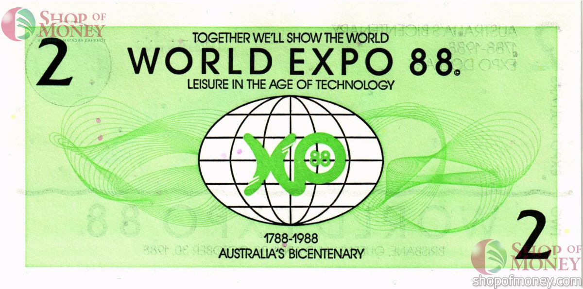 АВСТРАЛИЯ 2 ЭКСПО ДОЛЛАРА 2