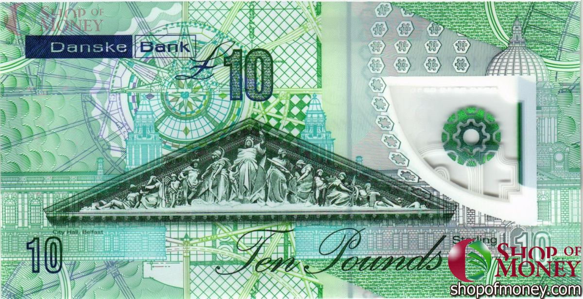 СЕВЕРНАЯ ИРЛАНДИЯ 10 ФУНТОВ (DANSKE BANK) 2