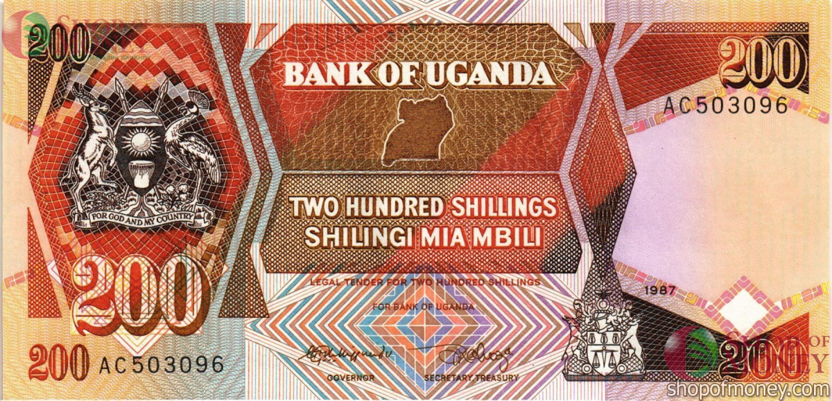 УГАНДА 200 ШИЛЛИНГОВ 1