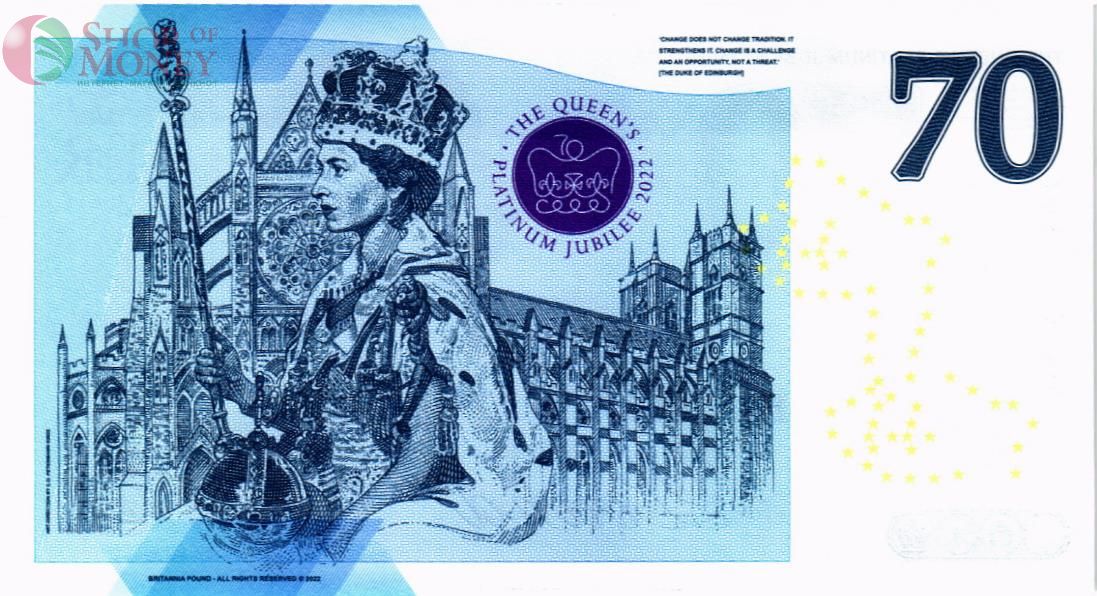 ВЕЛИКОБРИТАНИЯ/АНГЛИЯ 1 ФУНТ (СУВЕНИРНАЯ) 2