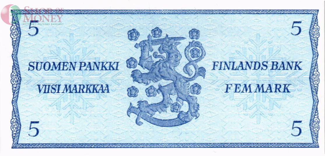 ФИНЛЯНДИЯ 5 МАРОК (Litt. B) 2
