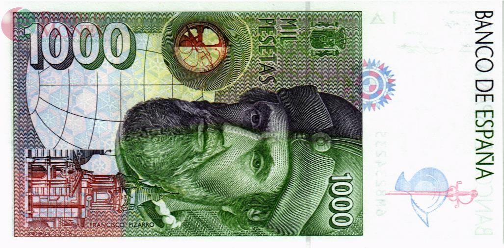 ИСПАНИЯ 1000 ПЕСЕТ 2