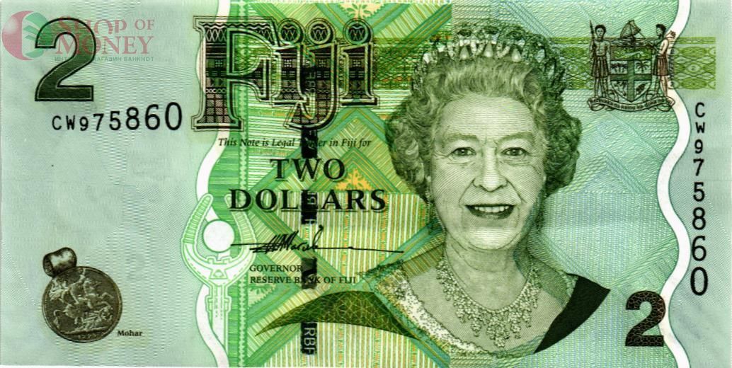 ФИДЖИ 2 ДОЛЛАРА 1