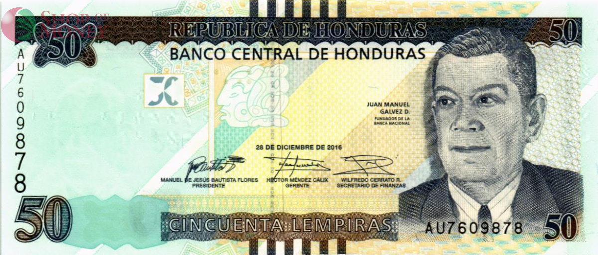 ГОНДУРАС 50 ЛЕМПИР 1