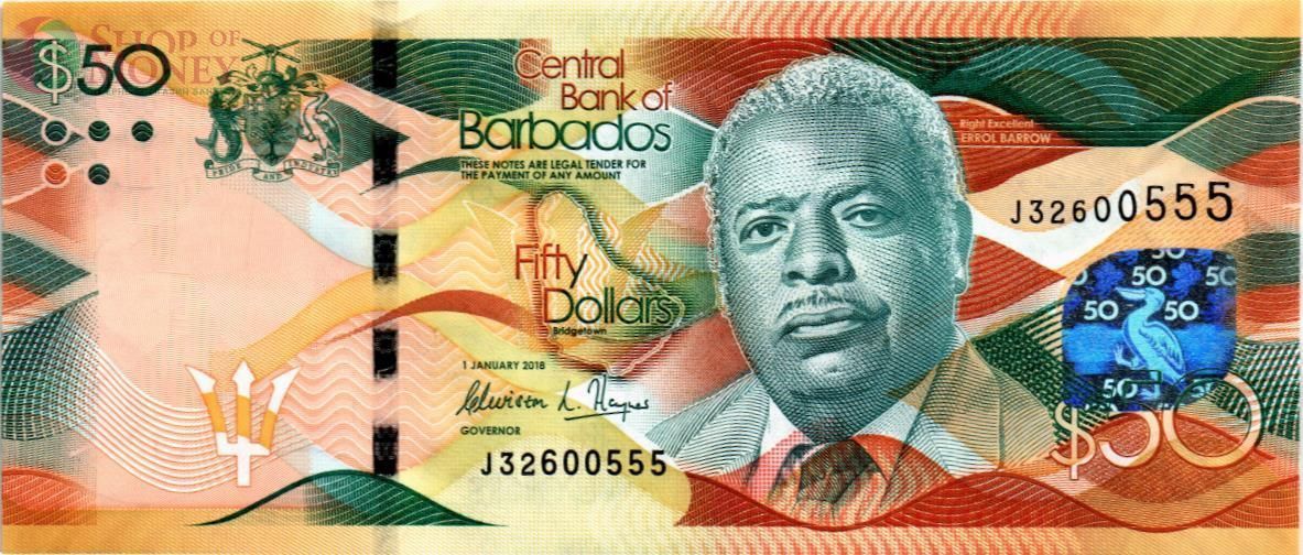 БАРБАДОС 50 ДОЛЛАРОВ 1
