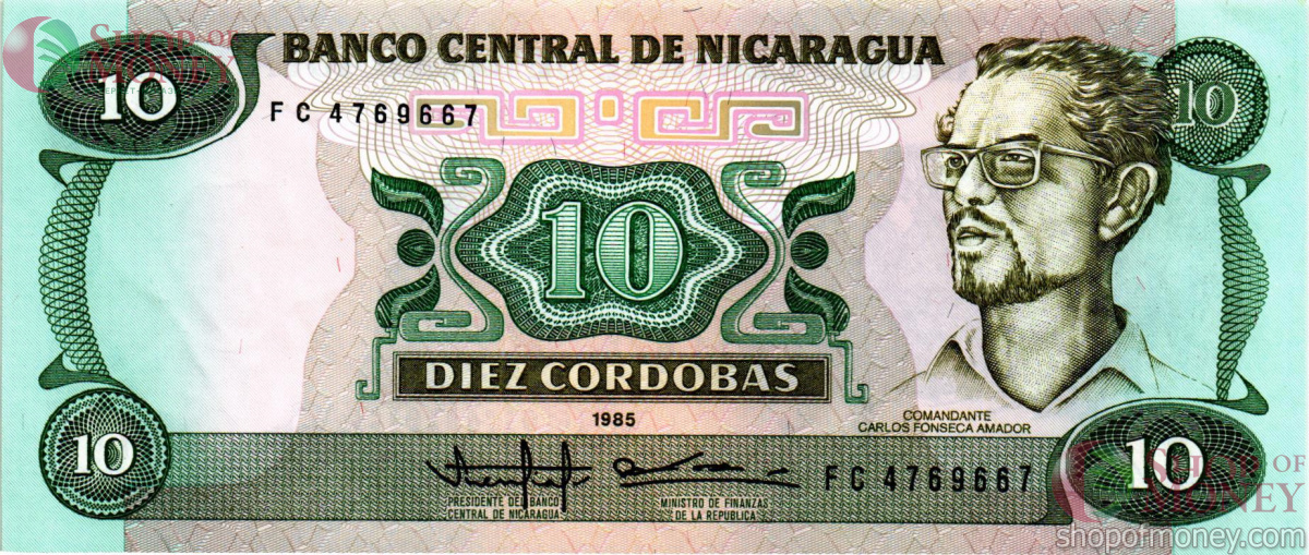 НИКАРАГУА 10 КОРДОБА 1