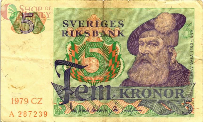 ШВЕЦИЯ 5 КРОН 1