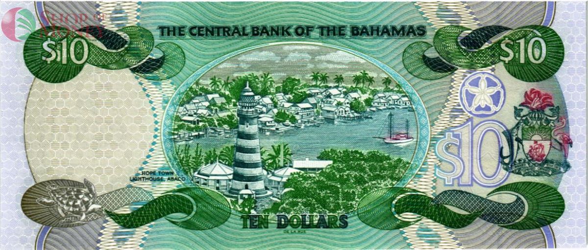 БАГАМСКИЕ ОСТРОВА 10 ДОЛЛАРОВ 2