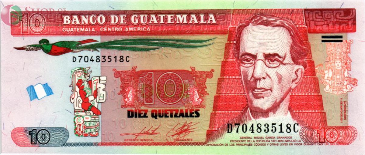 ГВАТЕМАЛА 10 КЕТСАЛЬ 1