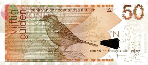 НИДЕРЛАНДСКИЕ АНТИЛЬСКИЕ ОСТРОВА 50 ГУЛЬДЕНОВ 1