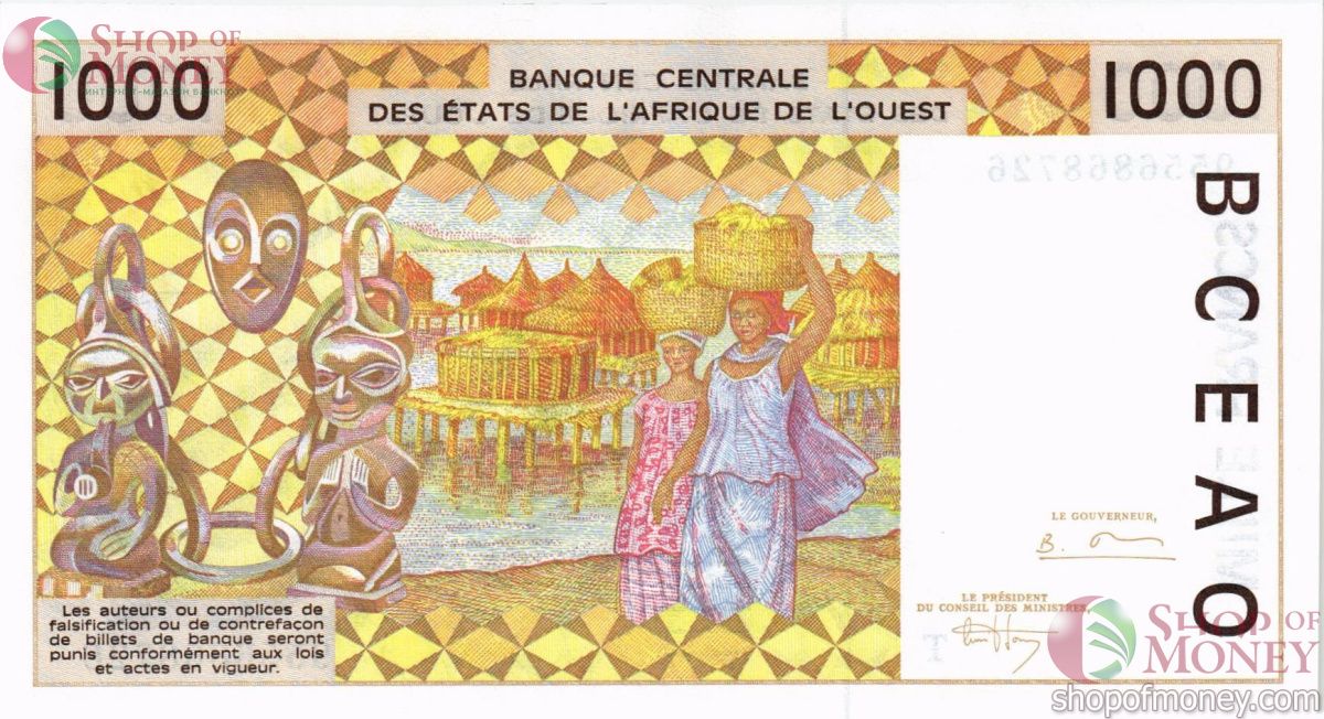 WAS - ТОГО 1000 ФРАНКОВ (T) 2