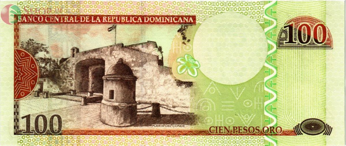 ДОМИНИКАНСКАЯ РЕСПУБЛИКА 100 ПЕСО 2