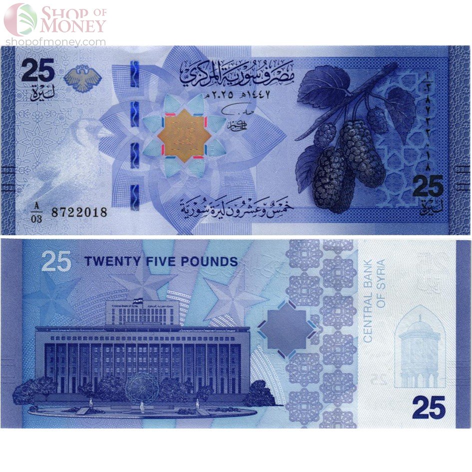 СИРИЯ НАБОР 10 25 50 100 200 500 ФУНТОВ 4