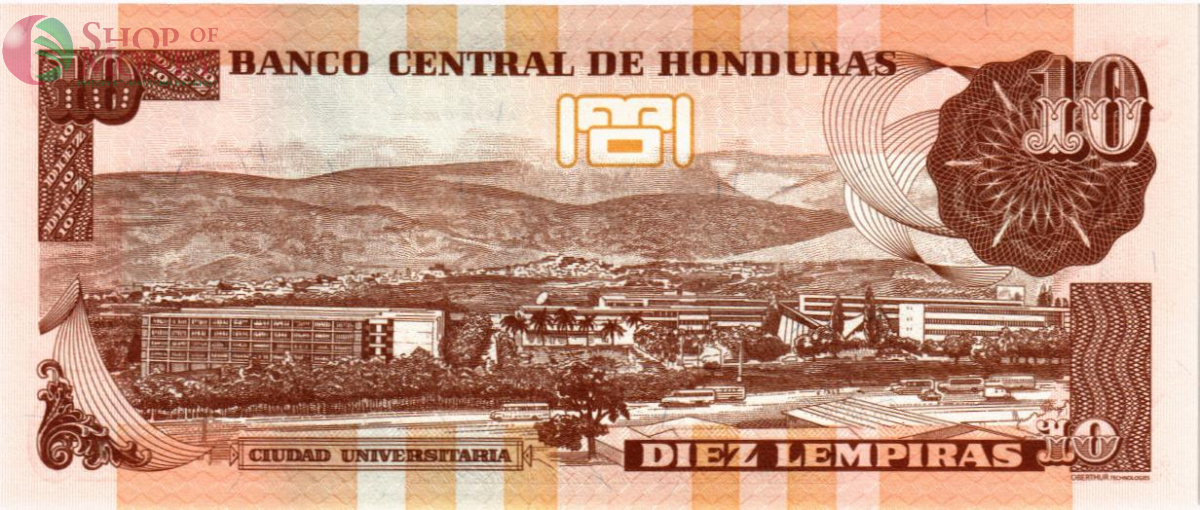 ГОНДУРАС 10 ЛЕМПИР 2