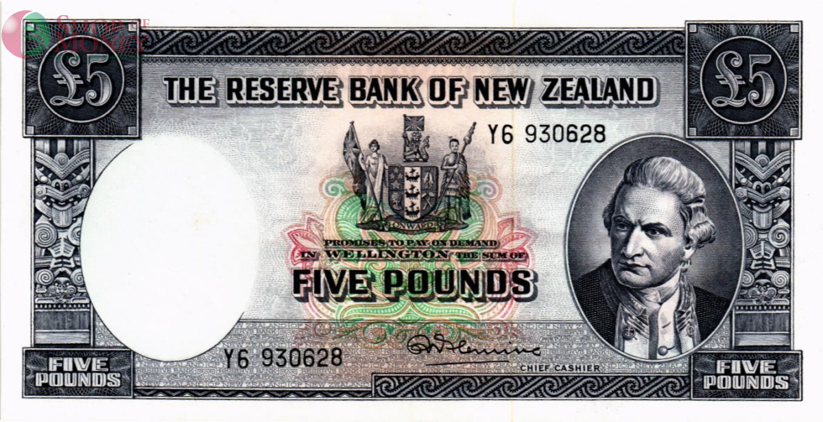 НОВАЯ ЗЕЛАНДИЯ 5 ФУНТОВ 1
