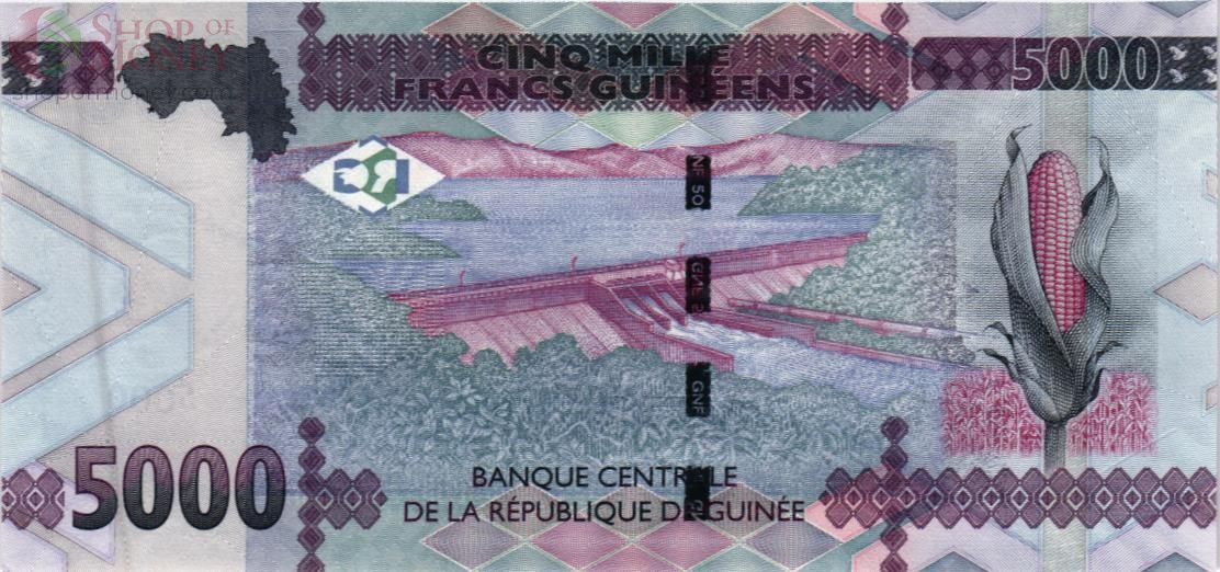ГВИНЕЯ 5000 ФРАНКОВ 2