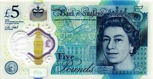 ВЕЛИКОБРИТАНИЯ/АНГЛИЯ 5 ФУНТОВ 1