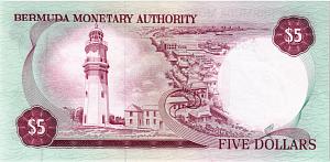 БЕРМУДСКИЕ ОСТРОВА 5 ДОЛЛАРОВ 2