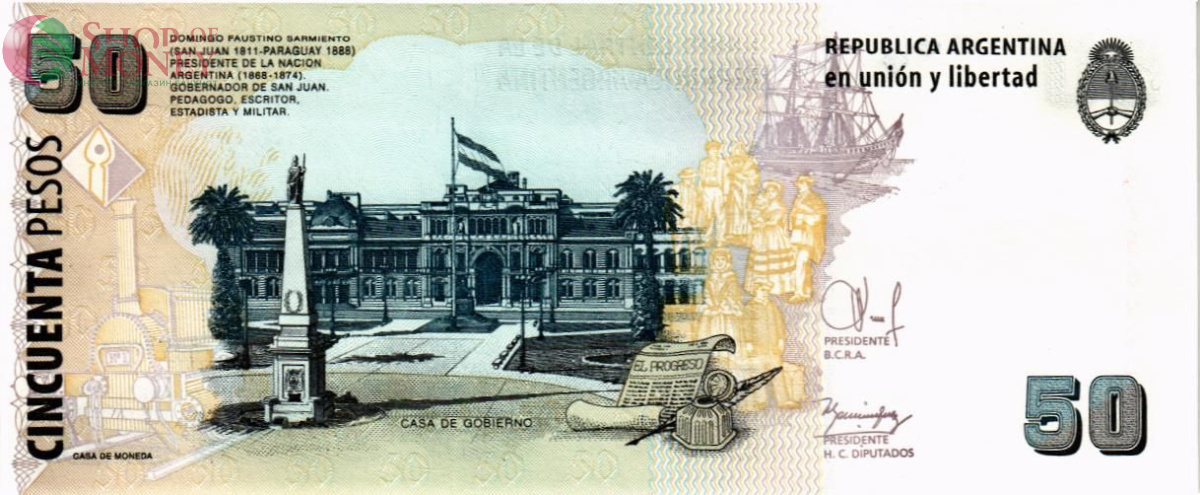 АРГЕНТИНА 50 ПЕСО 2