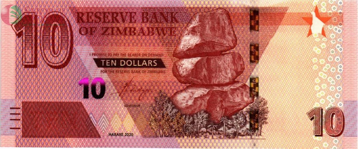 ЗИМБАБВЕ 10 ДОЛЛАРОВ 1