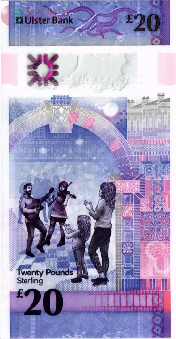 СЕВЕРНАЯ ИРЛАНДИЯ 20 ФУНТОВ (ULSTER BANK) 2