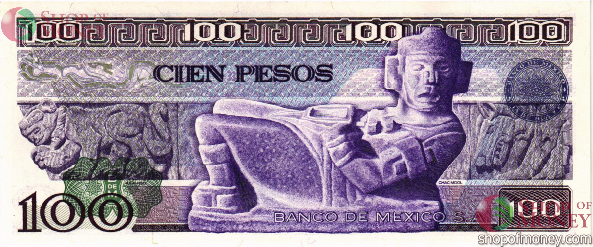 МЕКСИКА 100 ПЕСО (-KL- СЕРИЯ) 2