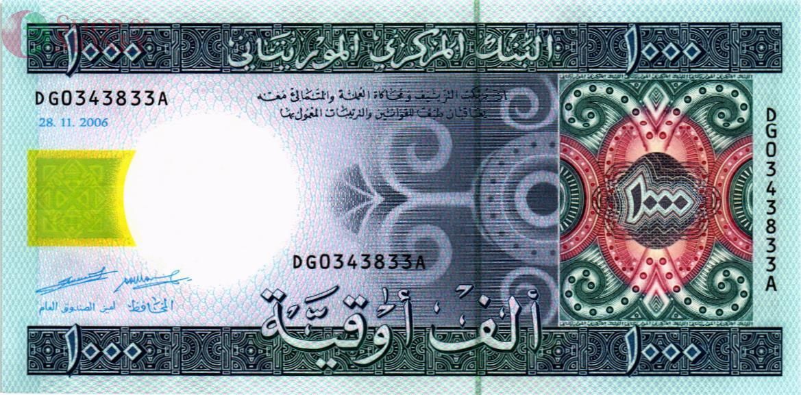 МАВРИТАНИЯ 1000 УГИЙ 1