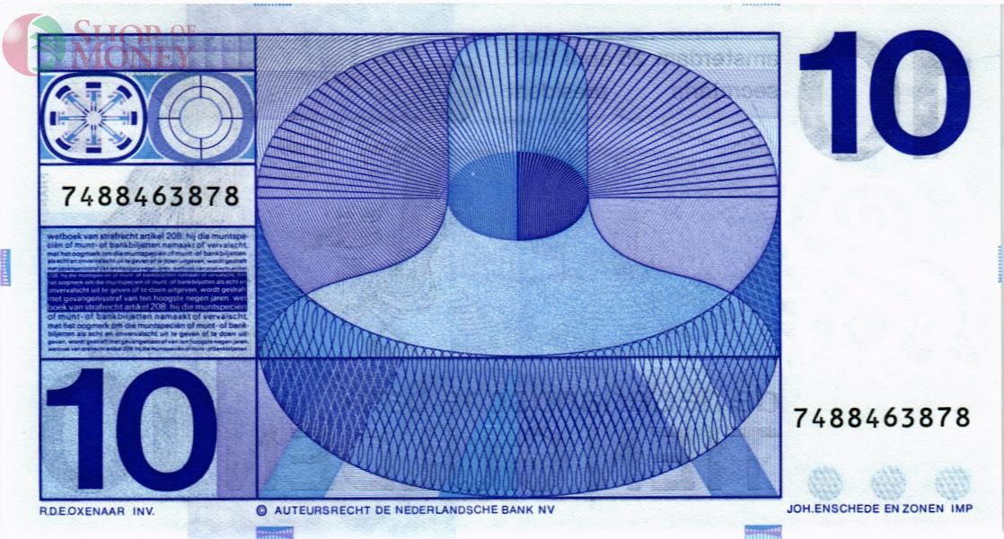 НИДЕРЛАНДЫ 10 ГУЛЬДЕНОВ 2