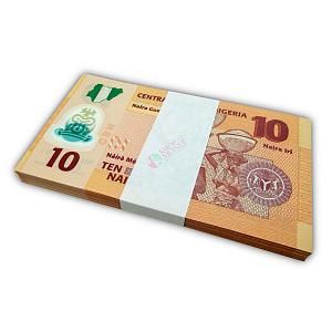 НИГЕРИЯ 10 НАЙРА (100 БАНКНОТ) 2