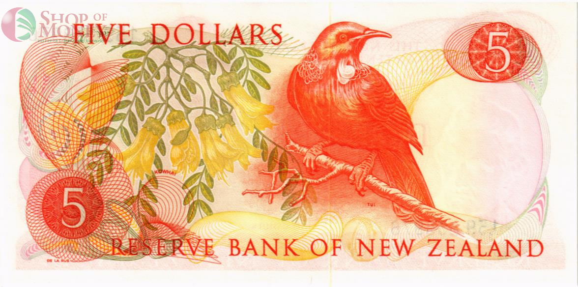 НОВАЯ ЗЕЛАНДИЯ 5 ДОЛЛАРОВ 2