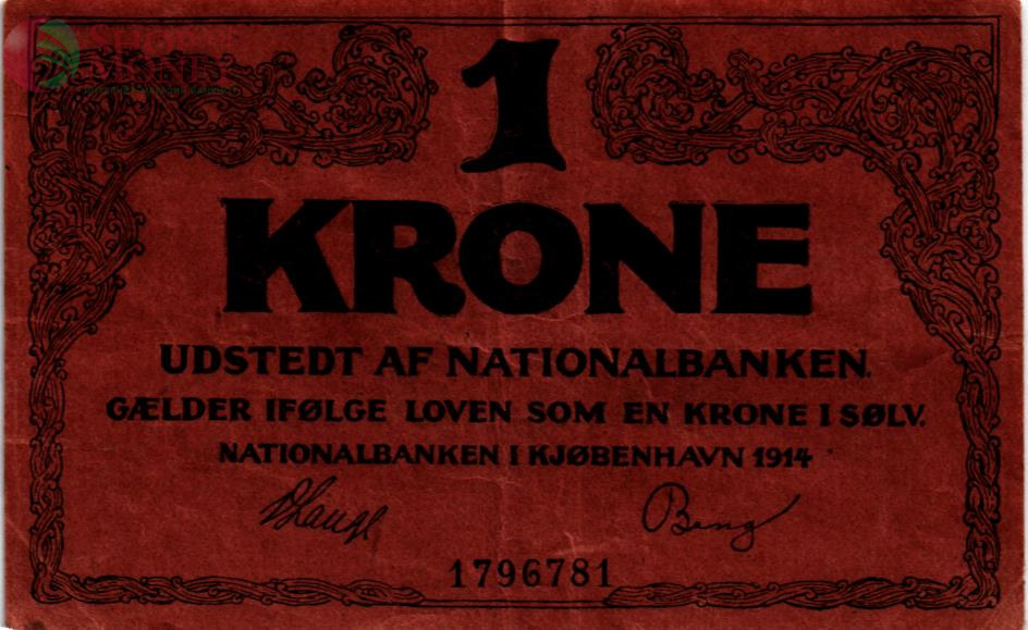 ДАНИЯ 1 КРОНА 1