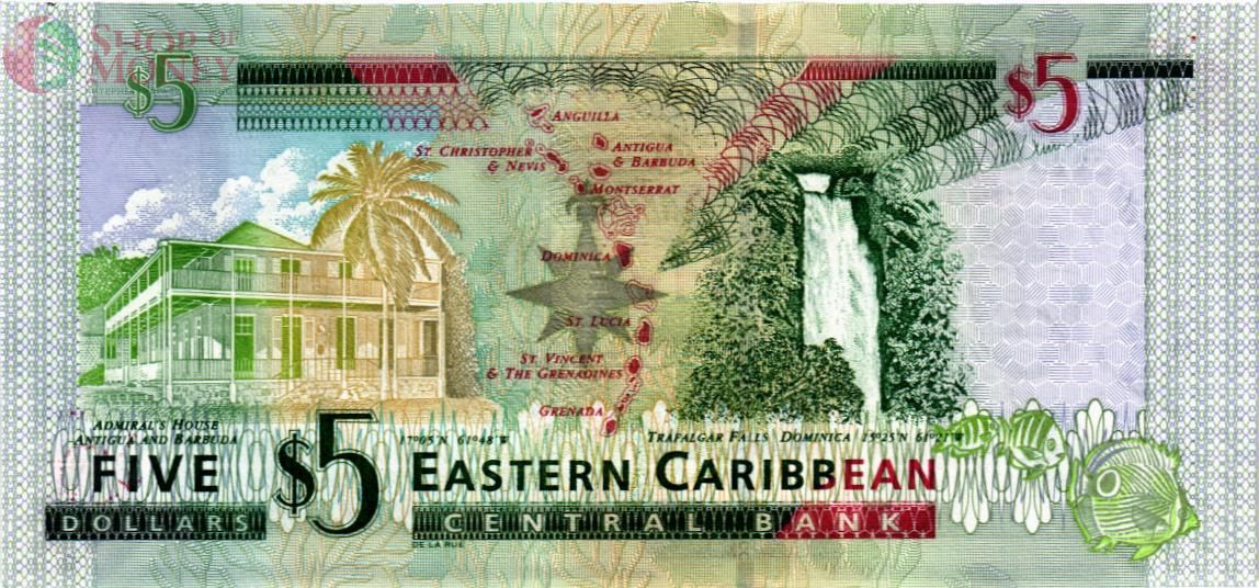 ВОСТОЧНЫЕ КАРИБЫ 5 ДОЛЛАРОВ 2