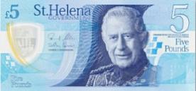 ОСТРОВ СВЯТОЙ ЕЛЕНЫ 5 ФУНТОВ 1